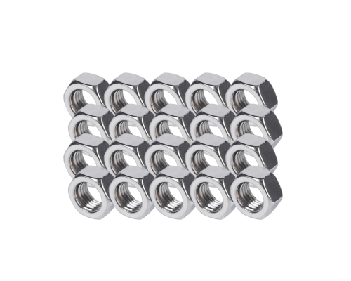 Гайка шестигранная, резьба 1/4, 20 шт