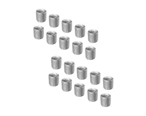 Резьбовая гайка переходник с внешней резьбой М10 и внутренней резьбой М6, высота 10 мм, 20 шт