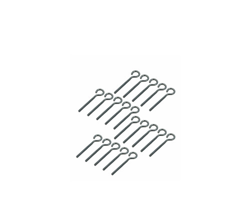 Винт полукольцо с метрической резьбой М6*60, 20 шт