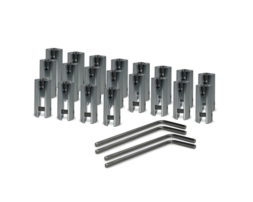 Зажимы для информационных табличек толщиной 5 мм, 20 шт