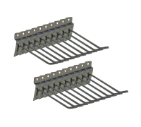 Крючок для торговой панели, нержавеющая сталь 10 см, диаметр 4 мм, 20 шт