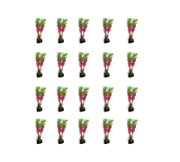 Растение искусственное, декор для аквариума, Альтернантера розовая, 20 шт