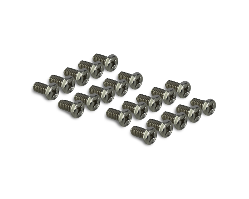 Винт шестигранник со шлицей под крестовую отвертку, резьба 1/4, длина 12 мм, 20 шт