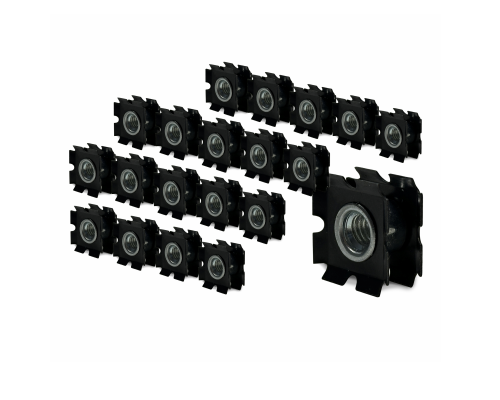 Резьбовое соединение для профильной трубы, M6*30*30, 20 шт