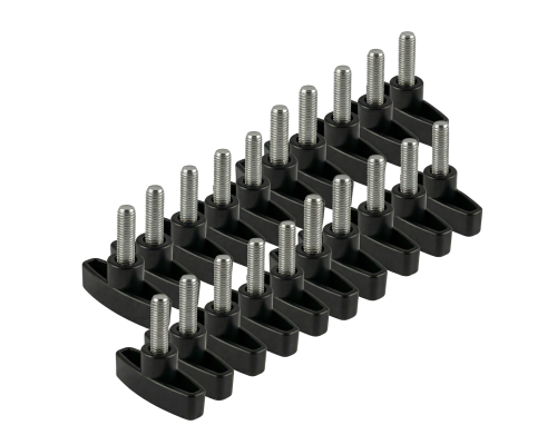 Крепежный винт барашек с резьбой M10x30, 20 шт