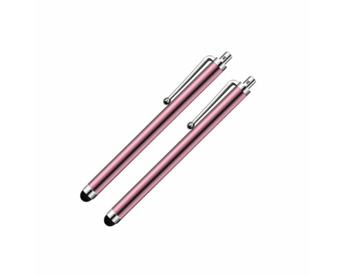 Универсальный стилус для рисования, для телефона, смартфона, планшета, светло-розовый, в комплекте 2 шт.