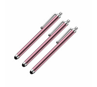 Универсальный стилус для рисования, для телефона, смартфона, планшета, светло-розовый, в комплекте 3 шт.