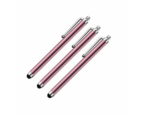 Универсальный стилус для рисования, для телефона, смартфона, планшета, светло-розовый, в комплекте 3 шт.