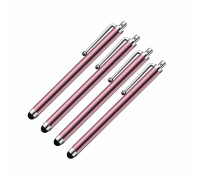 Универсальный стилус для рисования, для телефона, смартфона, планшета, светло-розовый, в комплекте 4 шт.