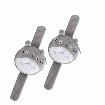 Игольница мягкая "Тоторо", браслет на руку с кармашком для хранения, длина 23 см, 2 шт