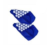 Комплект 2 шт: Коврик для подушки с иголками без наполнителя синий