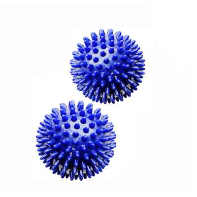 2 мяча массажных синих