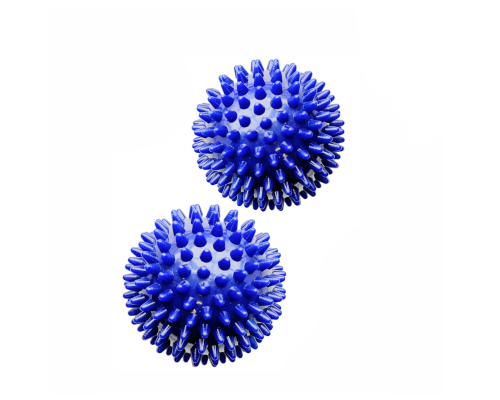 2 мяча массажных синих
