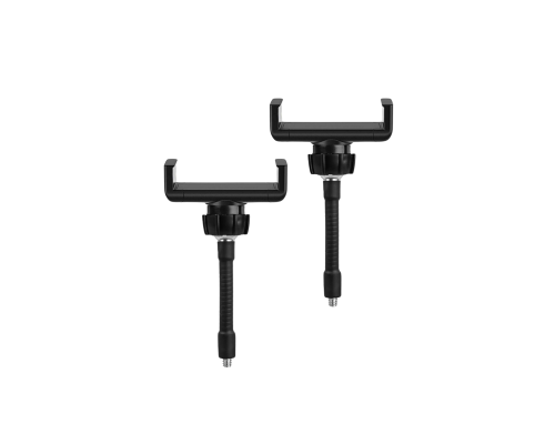 Гибкий держатель телефона для кольцевой лампы, с внешней резьбой 1/4, 2 шт