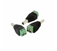 Разъем питания для камер наблюдения DC (папа) с клеммной колодкой PST-DCF02 в комплекте 3 шт.