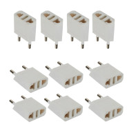 Универсальный адаптер-переходник на евровилку IR39, белый, 10 шт.