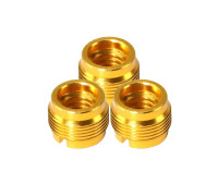 Металлический переходник, внутренняя резьба 3/8", внешняя резьба 5/8", для держателей микрофонов и других аксессуаров, в комплекте 3 шт.