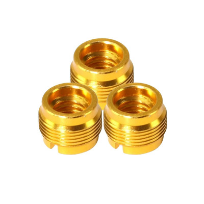 Металлический переходник, внутренняя резьба 3/8", внешняя резьба 5/8", для держателей микрофонов и других аксессуаров, в комплекте 3 шт.