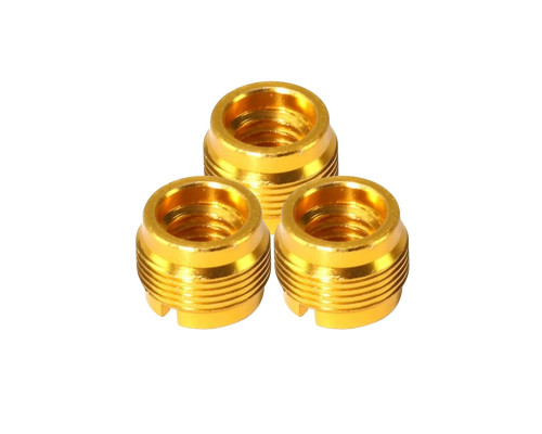 Металлический переходник, внутренняя резьба 3/8", внешняя резьба 5/8", для держателей микрофонов и других аксессуаров, в комплекте 3 шт.