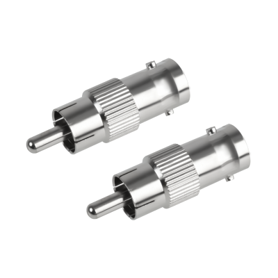 Переходник с BNC-мама (гнездо) на RCA-папа (штекер), 2 шт