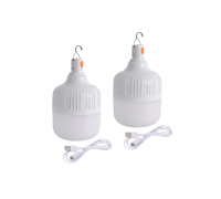 Переносная аккумуляторная лампа для автомобиля гаражная, 60W, 2 шт