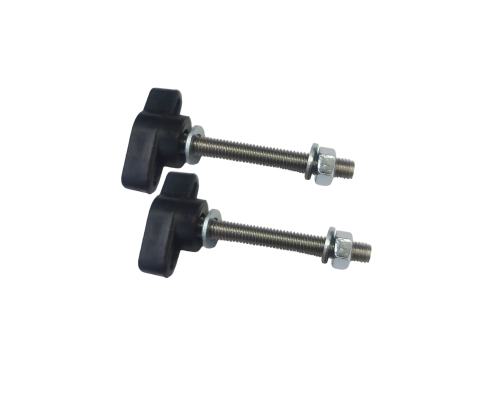 Крепежный винт барашек M4x30 с гайкой и шайбами, 2 шт