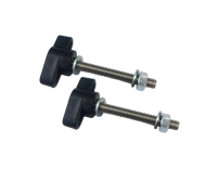 Крепежный винт барашек M6x40 с гайкой и шайбами, 2 шт