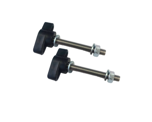 Крепежный винт барашек M6x40 с гайкой и шайбами, 2 шт