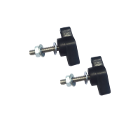 Крепежный винт барашек М5x20 с гайкой и шайбами, 2 шт