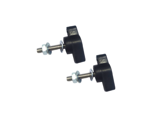 Крепежный винт барашек М5x20 с гайкой и шайбами, 2 шт