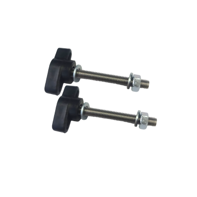 Крепежный винт барашек M5x40 с гайкой и шайбами, 2 шт