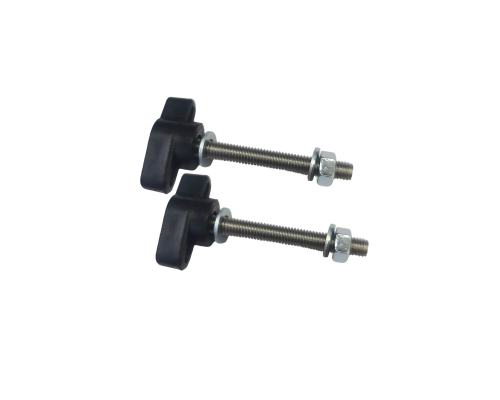 Крепежный винт барашек M5x40 с гайкой и шайбами, 2 шт