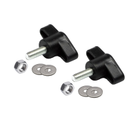 Крепежный винт барашек M4x10 с гайкой и шайбами, 2 шт