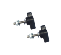 Крепежный винт барашек M4x20 с гайкой и шайбами, 2 шт