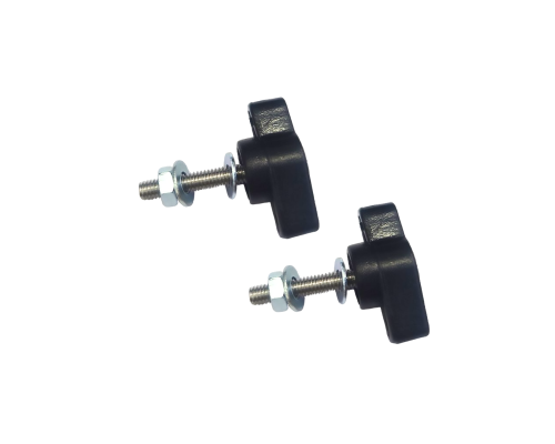 Крепежный винт барашек M4x20 с гайкой и шайбами, 2 шт