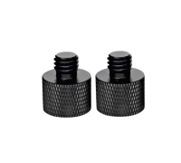 Переходник черный с внутренней резьбой 1/4 на M8, 2 шт