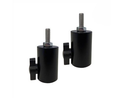 Штативный адаптер с винтовой металл резьбой 1/4, 20 мм и гайкой, 2 шт