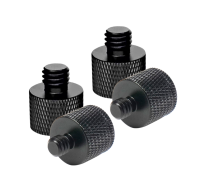 Переходники с внутренней резьбой 1/4 на M8 и М6, цвет черный, по 2 шт