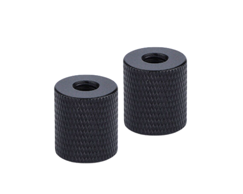 Переходник с резьбой 1/4"(F)-М5, черный, 2 шт