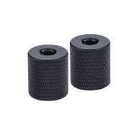 Переходник с 1/4"(F) на внутреннюю резьбу М6, черный, 2 шт