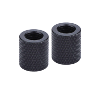 Переходник с резьбой 1/4"(F)-М10, черный, 2 шт