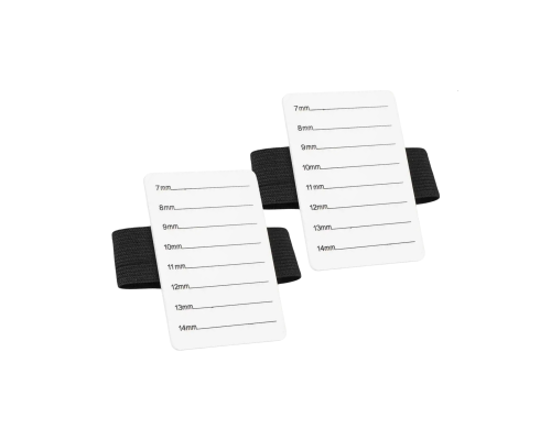 Планшет для наращивания ресниц 7-14 мм с креплением на руку, 2 шт