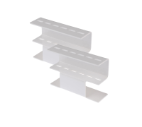 Подставка органайзер для 6 пинцетов для наращивания ресниц, цвет белый, 2 шт