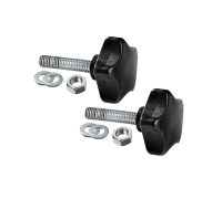 Крепежный комплект: 2 винта барашка M8x50, 2 гайки и 4 шайбы