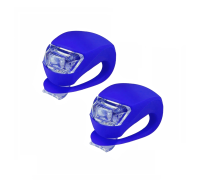 Светящийся маячок синий, брелок на ошейник собак животных, 2 шт