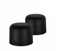 Подставка для шапки, пластиковая, черная, 2 шт