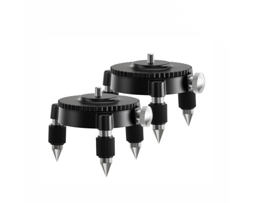 Подставка на регулируемых ножках для лазерного уровня, нивелира, резьба 1/4, 2 шт