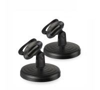 Подставка черная ZM-02RMIC кронштейн для ручного микрофона до 3,4 см, 2 шт