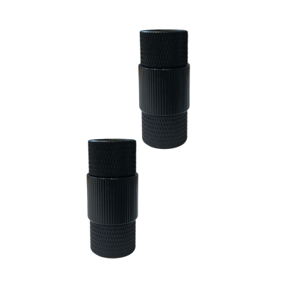 Переходник с резьбы 5/8"(F) на резьбу 5/8"(F) черный, 2 шт