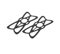 Резинка фиксатор крепление для телефона, цвет черный, 2 шт